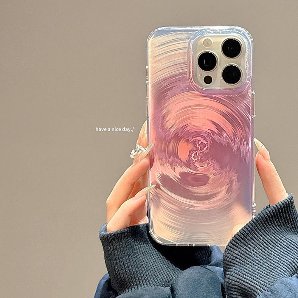 Радужный глянцевый чехол для телефона для iPhone 11 13 14 15 16 17 Pro 17 13 14 15 Pro Max Высококачественный чехол с полной защитой в фантазийном цветочном стиле