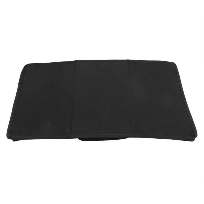 Sac de rangement - YOSOO - Organisateur accoudoir - Tissu polyester - Noir - 19x31 cm