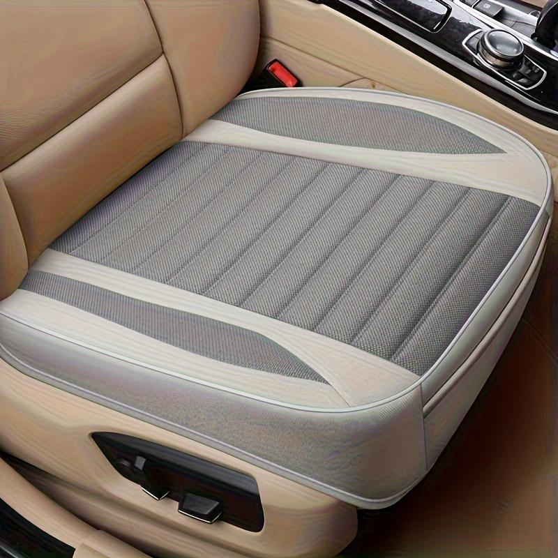 All-Season Linen Car Seat Cushion - Non-Slip, Wear-Resistant, Breathable, Easy Installation for Front Passenger Seat In SUVs, Lightweight & Soft