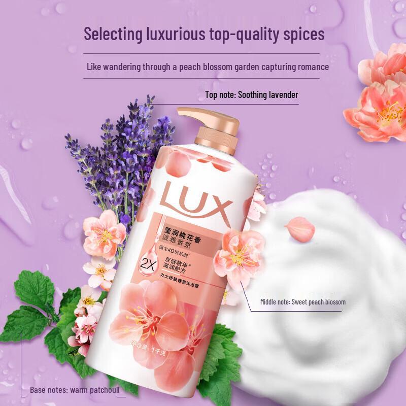 LUX Radiant Peach Blossom Body Wash