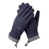 Soft Male Anti-cold Mittens Drawstring Rope Waterproof Mittens Skiing Gloves  Outdoor