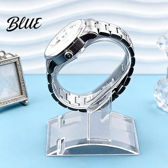 Watch Display Rack Clear Stand C-Shaped Holder Bangle Bracelet Home