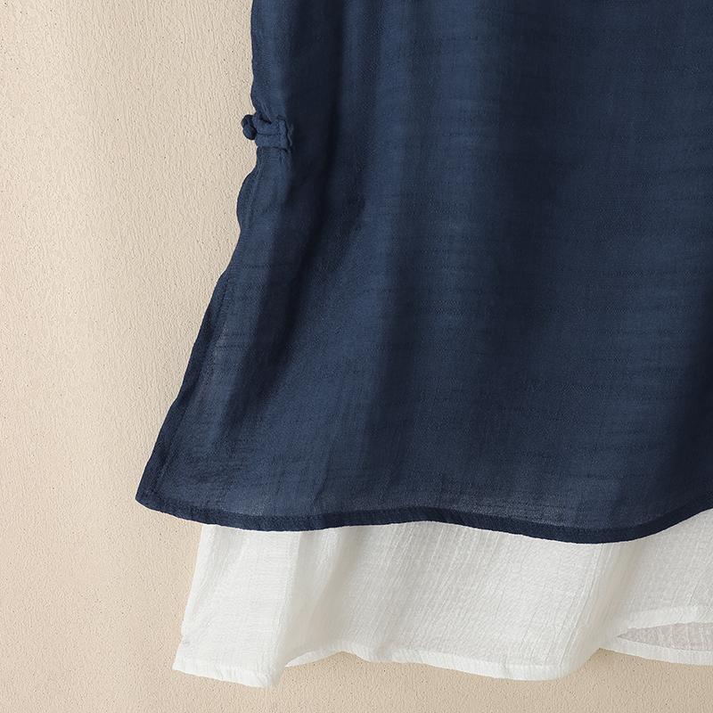 ZANZEA Women Summer Loose Casual O-neck Sleeveless Double Layer Tank Tops