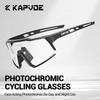 Фотохромные Очки Kapvoe для Хайкинга Велосипедные Очки UV400 MTB Прозрачные Солнцезащитные Очки для Горного Велосипеда Мужские Женские Спортивные Очки