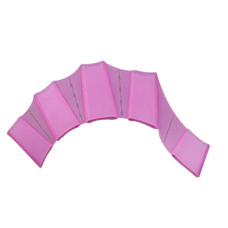 1 Pair Silicone Swim Swimming Gear Fins Hand Webbed Flippers Training Fins Glove