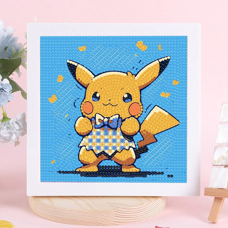 Детская алмазная мозаика Sanrio с наклейками-рамкой - Набор для самостоятельного изготовления, ручная работа, подарок