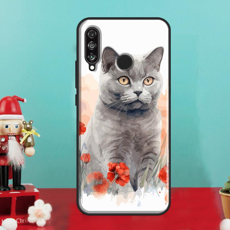 Чехол для Huawei Nova 9 10 SE 12i 11i 8i 12s Y90 Y60 Y70 Y72 Y61 Y91 P20 P40 P30 Lite P60 Pro с изображением Британской короткошерстной кошки