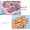 8Pcs/Set 3D Flower Shape Cookie Cutters Plastic Biscuit Mold Cookie Stamp DIY Fondant Cake Mould Baking Pastry Bakeware Kitchen Supplies