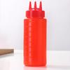 Refillable Squeeze Bottle Food Grade 3 Hole Large Capacity Condiment Bottles for Kitchen