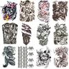 Large Sexy Tattoo Skull Temporary Body Arm Stickers Removable Waterproof Sticker