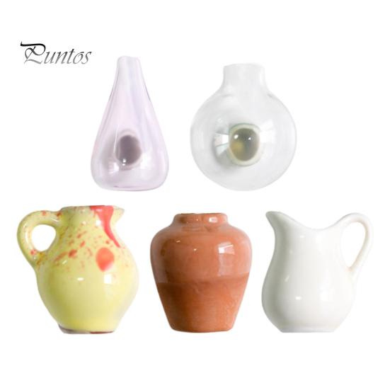 1/5/7 шт 3D ваза керамическая магнит на холодильник китайский стиль мини ваза для цветов магнит на холодильник домашний офис кухня украшение на холодильник