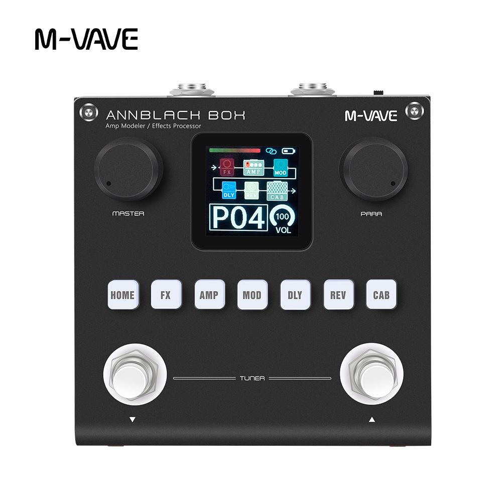 M-VAVE Black Box Мультиэффект-процессор и симулятор усилителя для электрогитары и бас-гитары