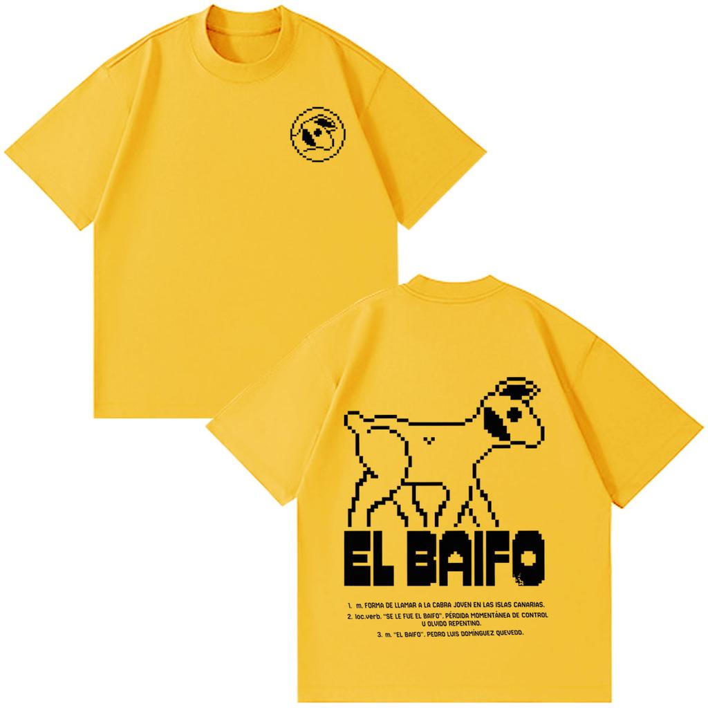 Quevedo El Baifo Album 2026 Tour Graphics Tshirt Unisex Unisex Fashion Tshirt Summer Shortsleeved Cotton Aesthetic Trend Tshirts