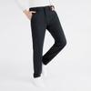 Men's Brushed Wool Blend Straight-Leg Thermal Casual Pants