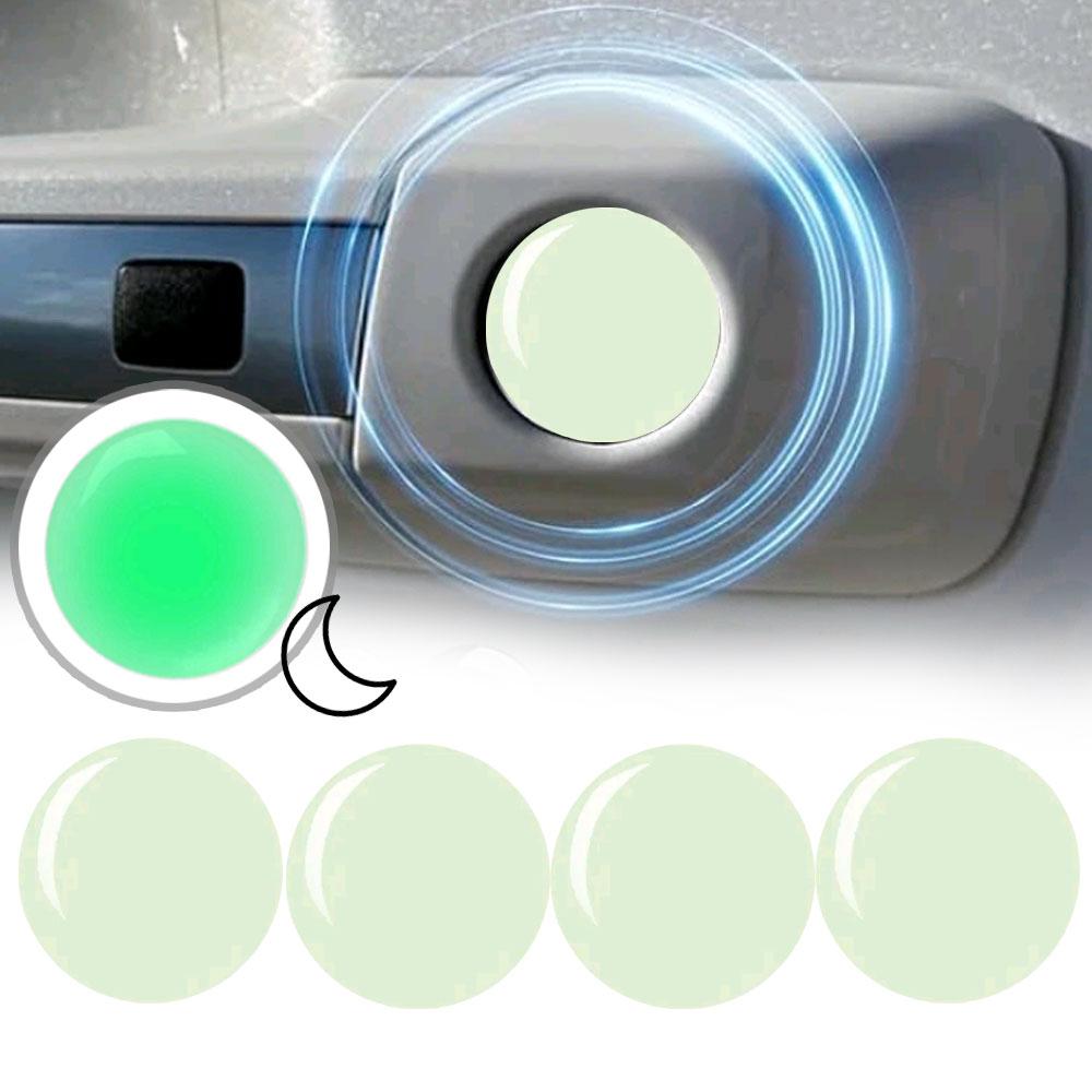 4 шт. универсальные наклейки на замочную скважину для двери автомобиля, защитные наклейки на дверь автомобиля, амортизирующие прокладки для предотвращения столкновений, внешние аксессуары для автомобиля