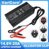 VariCore 14.6V 20A Smart Lifepo4 Battery Charger 110-220V 4S 12V High Power Charger For Lithium Iron Phosphate Battery Pack
