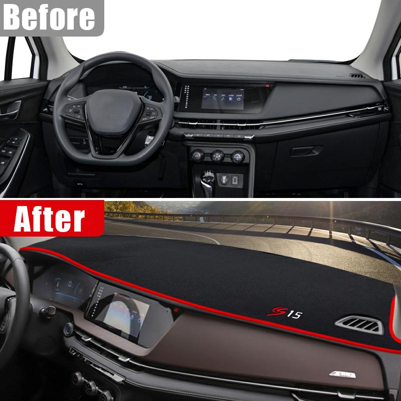 Для Changan CS15 2019 2020 2021 2022 2023 крышка приборной панели автомобиля, защитный коврик от солнца, анти-УФ-излучения, нескользящие коврики, аксессуары