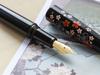 WANCHER Dream Pen Echizen Lacquer with Omohide Sakura Design Fountain Bold Nib [WANCHER Pen] (B (Gold Plated))