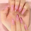 Gush Beauty Накладные ногти | Многоразовые удлинители ногтей | Набор искусственных накладных ногтей | Для женщин (Выходные - Длинный Гроб)