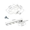 Child safety Window security stay lock 4 adjustable Angles Window opening limiter Latch casement wind brace Position Stoppers