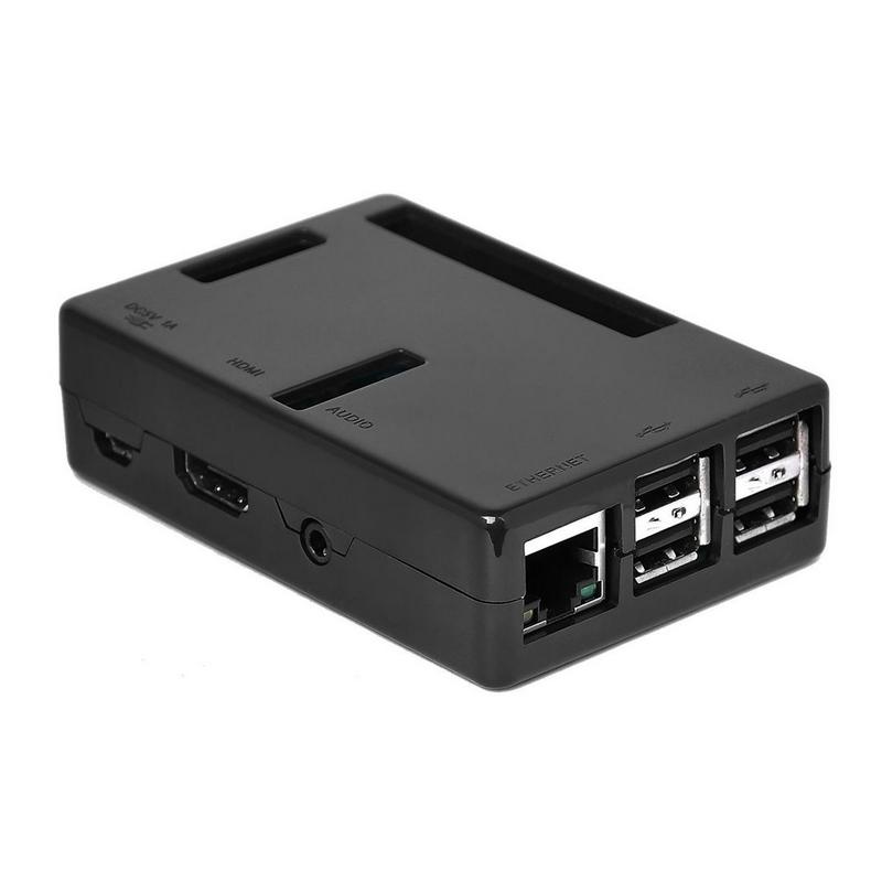 Черный чехол Raspberry Pi 3 Model B Защитный чехол для Raspberry Pi 3 Case