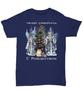 Russian Merry Christmas Design Santa Claus Snegurka Wish Art TShirt New 100 Cotton Short Sleeve ONeck Casual Unisexs Tshirt