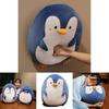 Cute And Adorable Penguin Plush Toy Pillow Blanket For Wholesale