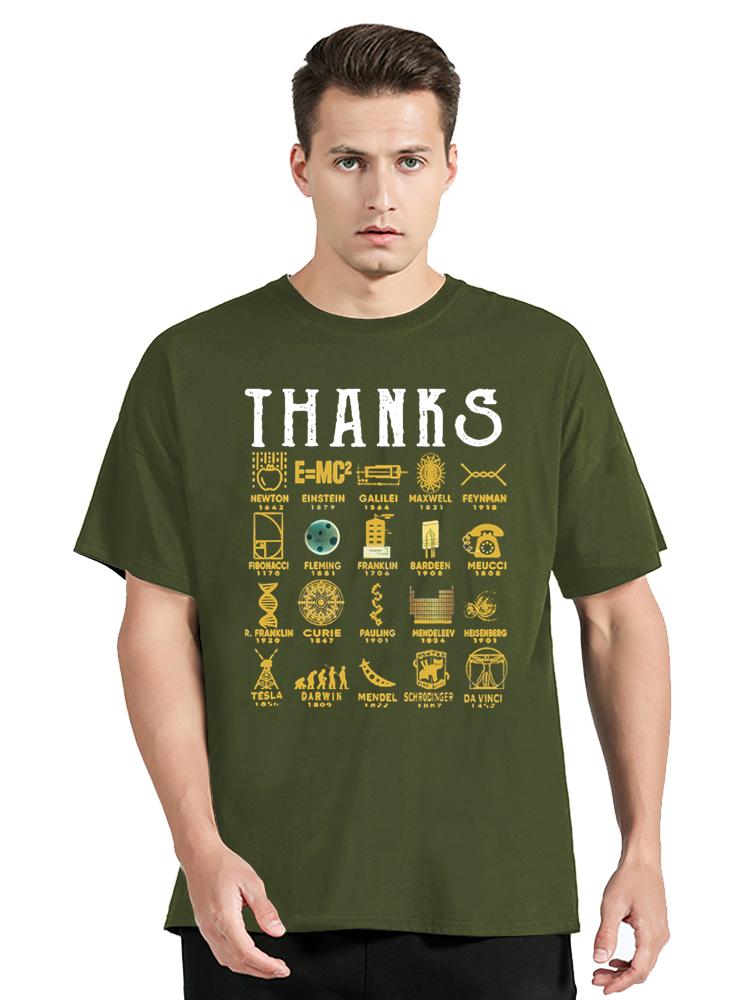 Thanks Chemistry Galaxy Math Physics Scientists Astronomy Biology T Shirt Unisex Tops Tees Over