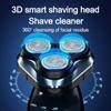 Электрическая бритва, электробритва для стрижки волос, бритвенный станок для мужчин, машинка для стрижки бороды, триммер для бороды, роторная бритва, 100% водонепроницаемость