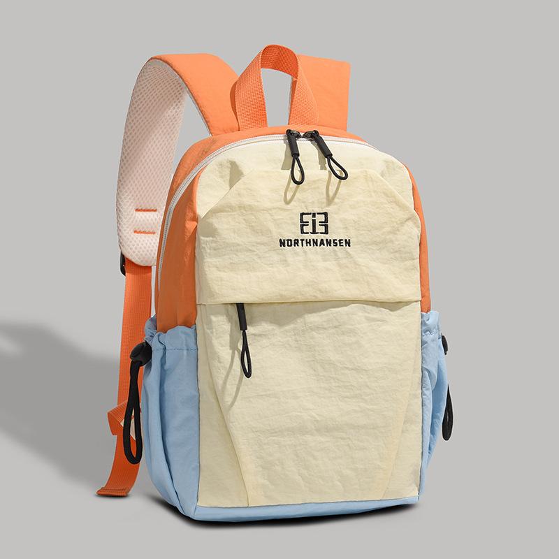 Легкий и универсальный рюкзак, новый простой для путешествий и отдыха, контрастные цвета, школьный рюкзак для альпинизма