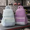 Casual Large Capacity Lightweight Patchwork Backpack for Girls Student School Bag Leisure College Style Double Shoulder Bag