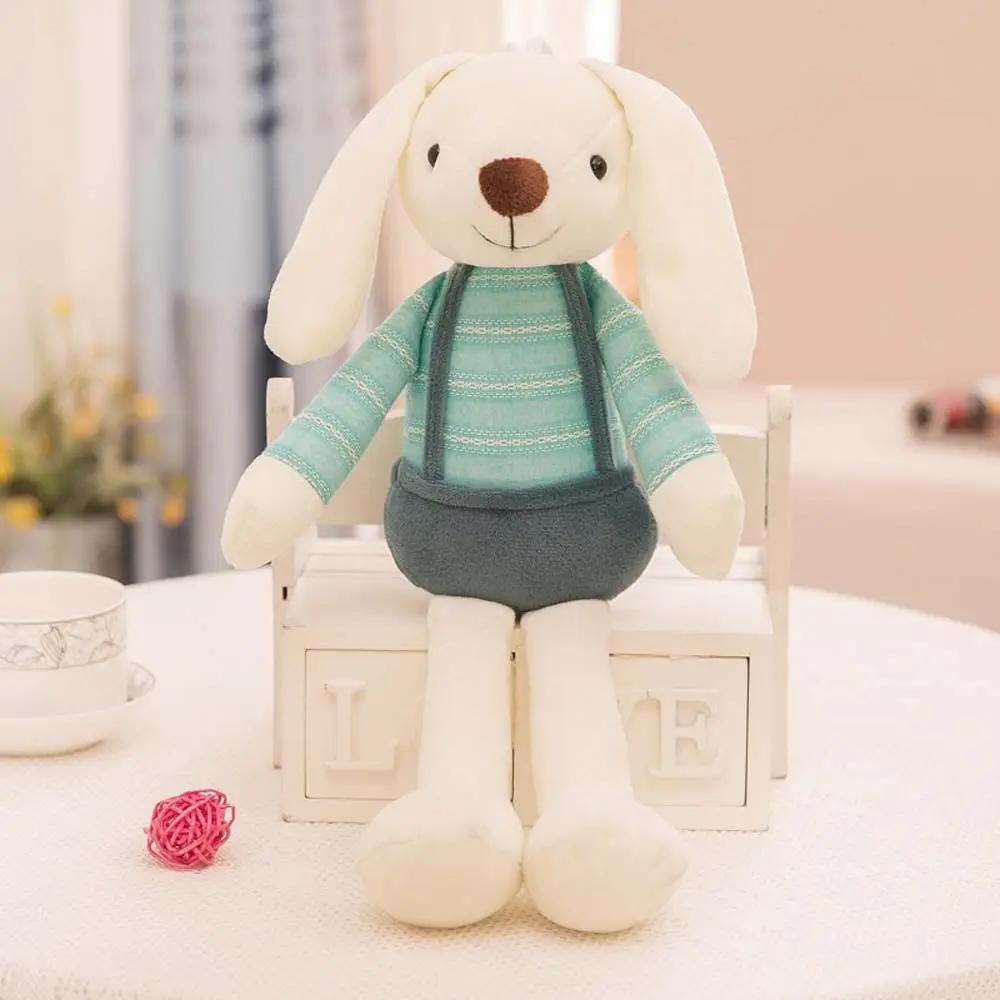 Christian Easter Rabbit Plush Doll Soft Fluffy Easter Bonnie Rabbit Doll PP Cotton Comfortable Animals Stuffed Toy