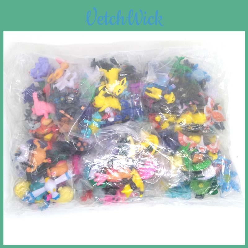 Complete 144pcs Pokemon Action Figures Set Anime Kids Gift Toys