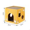 Cat Box Cats Bed, Corrugated Cardboard House, House Scratching Board for