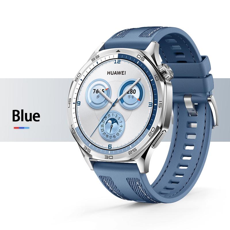 Официальный нейлоновый ремешок 22 мм для HUAWEI WATCH GT 6 5 4 46 мм/Watch 4 5 6 Pro/GT 6 5 3 2 Pro 46 мм Композитный силиконовый браслет