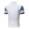 Летняя мужская новая деловая повседневная рубашка-поло из полиэстера с коротким рукавом, мужская облегающая спортивная футболка из джерси для гольфа.