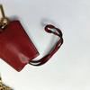 [Pre-Owned] Padlock Metal Lock Buckle Bag GG Blooms Logo Geranium Print Canvas And Leather Box Bag Chain Shoulder Crossbody Bag Small - Good #A84LQO