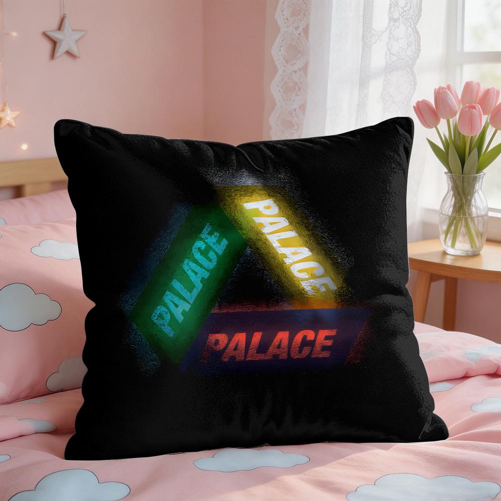 Fashion Cool Brand PPALACEE Cushion Cover Square Short Plush Pillow Case Living Room Sofa Home Decor Funda X