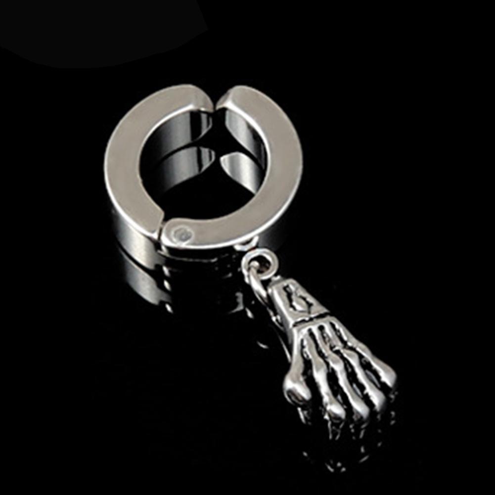Fashion Rock Style Hypoallergenic Cross Shaped Titanium Steel Ear Clip Accessories