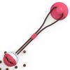 Dog Self-treat Ball Tug Toy, Round Ball Red, 1 Piece