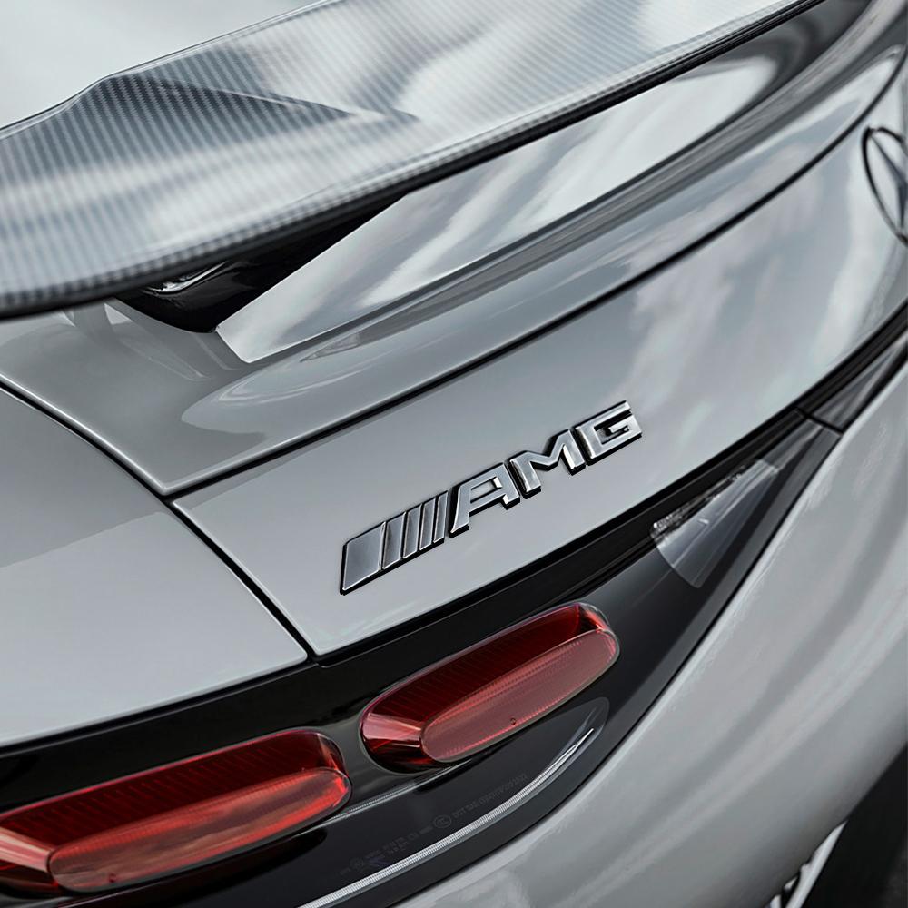 Новый значок AMG Стайлинг автомобиля Задний багажник Декор кузова Наклейка Аксессуары для модификации Для Mercedes Benz Класса A C G M S W176 W204 W212