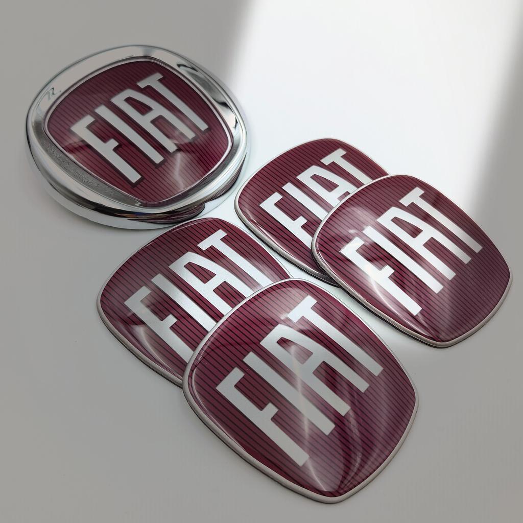 1 шт. 63 мм x 58 мм логотип fiat Автомобильная решетка радиатора Задний бампер Задняя дверь Багажник Шильдик Стайлинг Аксессуары для FIAT 85 мм 8,5 см Шильдик