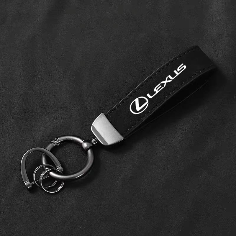 Car Zinc Alloy Leather Keychain Keyrings Accessories For Lexus GS IS LS500h ES260 ES300h RX350h NX260 UX260 LM LC RZ450e TX RC
