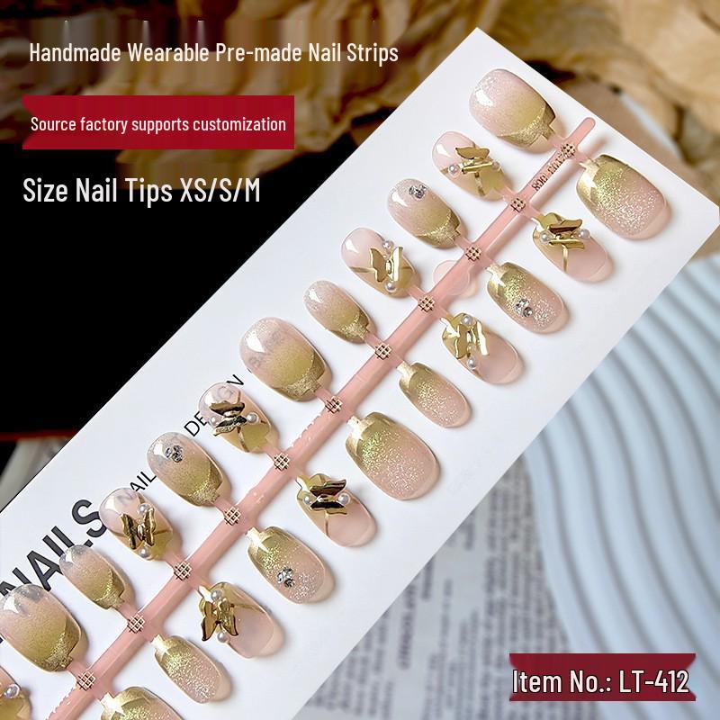 Cat Eye Manicure: 30 Hand-Painted Luxury Nail Strips