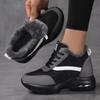 Women's Plush Winter Sneakers: Warm Cotton, Thick Sole, 8cm Height Increase