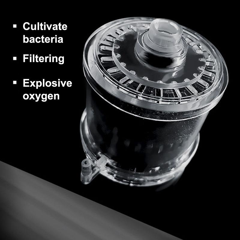 Фильтр для аквариума Аквариум Пруд с креветками Воздушный насос Биохимический губчатый фильтр Аквариум Био-губки с биошарами Повышение кислорода