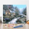 DIY картина по номерам ремесла искусство цифры живопись украшение дома цифровая живопись маслом хобби