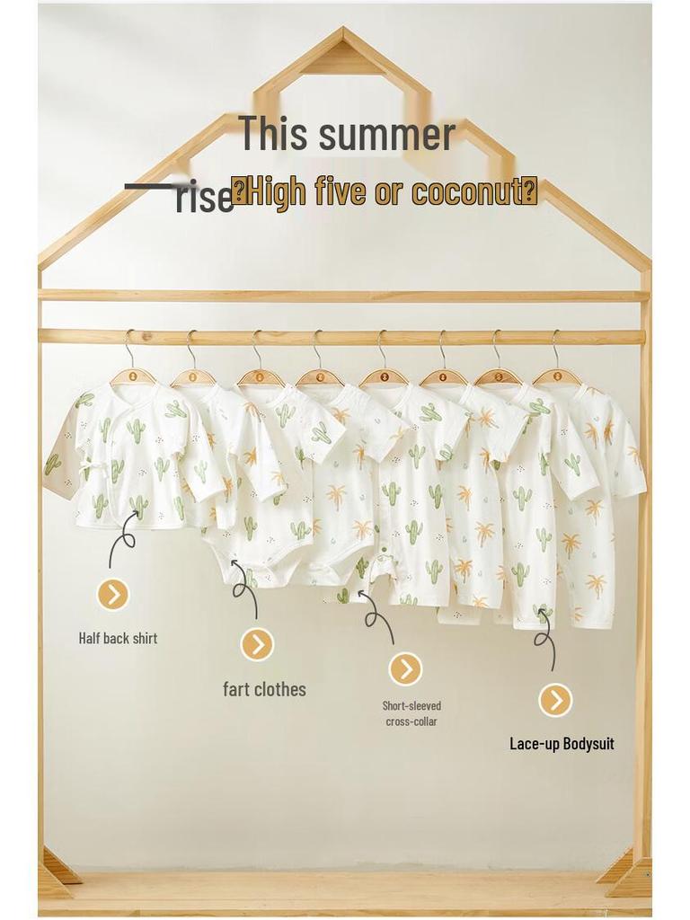 Newborn Long Sleeve Summer Cotton Romper