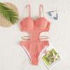 Женское бикини, сексуальный купальный костюм с высокой талией, пляжный купальник, женский летний купальник
