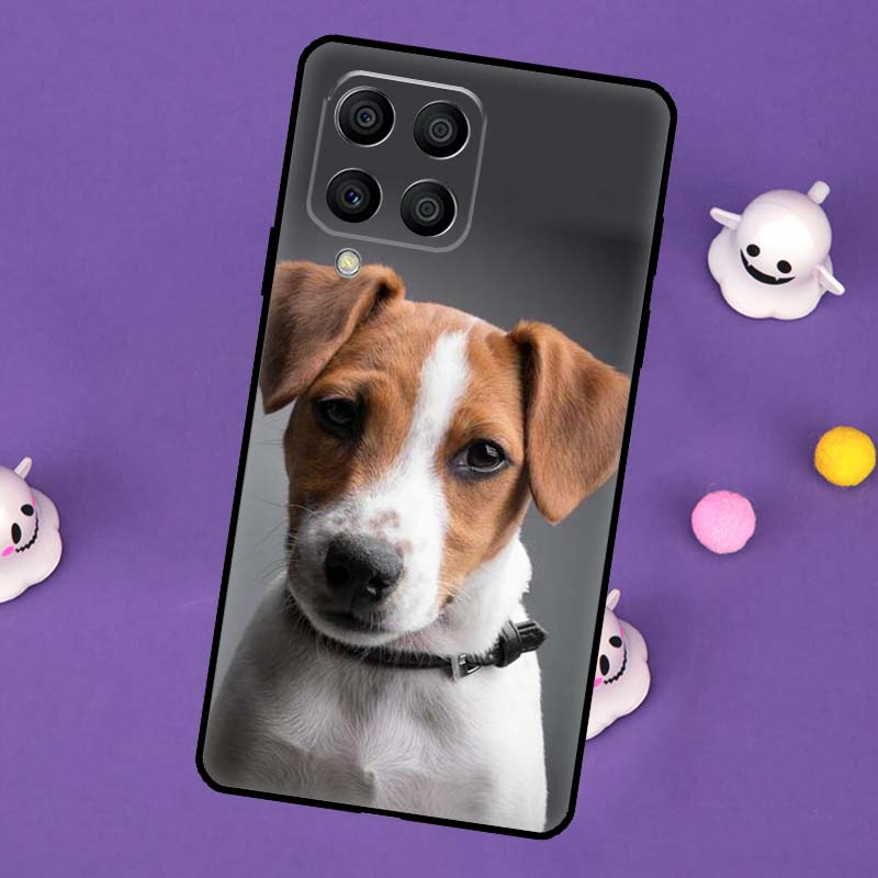 Чехол для телефона Samsung Galaxy M32 M52 M12 M13 M33 M23 M53 M15 M55 M31 M51 M14 M34 M54 M20 с изображением собаки Джек-рассел-терьер